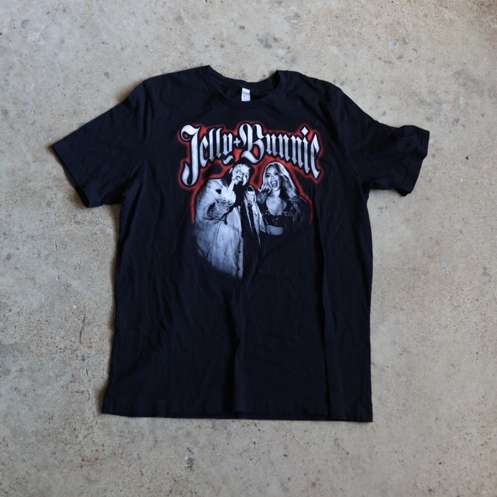 Jelly Roll x Bunnie XO Backroad Baptism Tour Tee 2024 Black XL